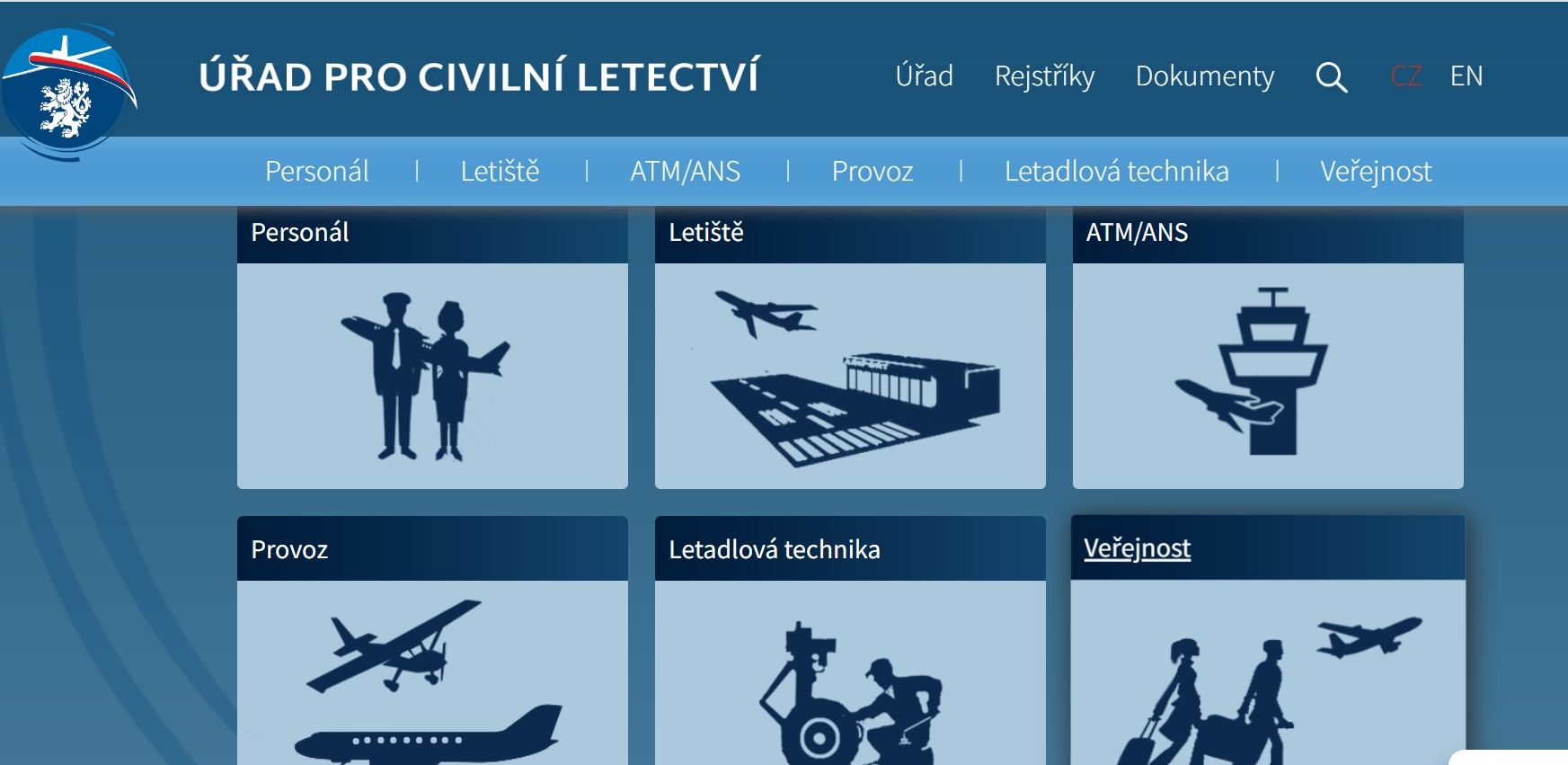 urad pro civilni letectvi cr